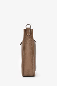 Hermes 2018 Taupe Clemence Leather Evelyne TPM