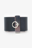 Hermes 2014 Black/Brown Leather Illusion Bracelet