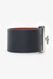 Hermes 2014 Black/Brown Leather Illusion Bracelet