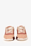 Hermes Pink Suede/Nylon 'H' Sneakers Size 35.5