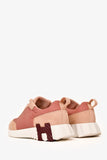 Hermes Pink Suede/Nylon 'H' Sneakers Size 35.5