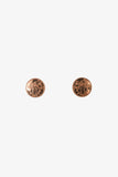 Hermes 18K Rose Gold Very Small Model Ex-Libris Earrings