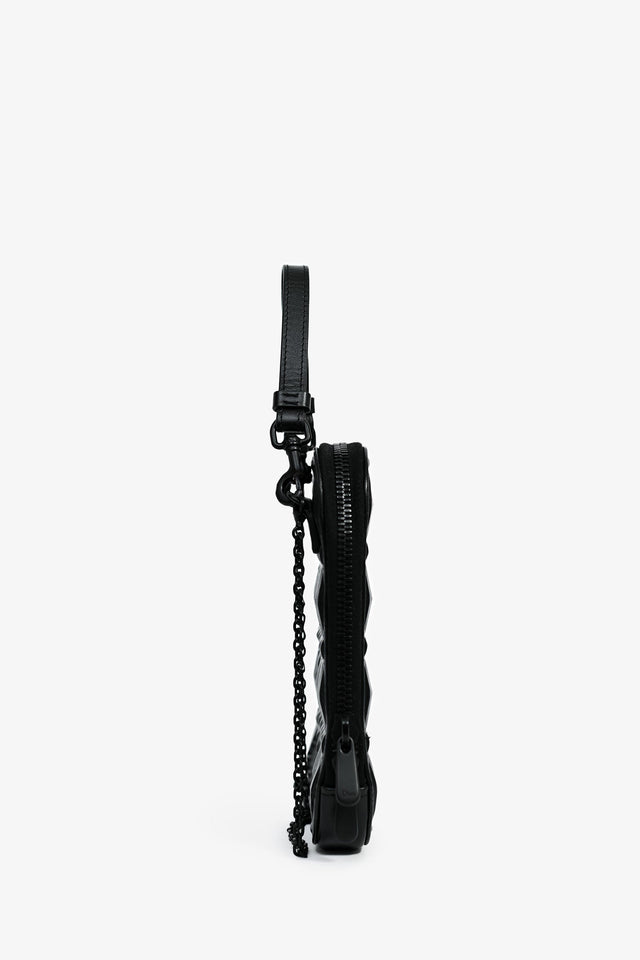 Christian Dior 2022 Black Cannage Leather 'Lady Dior Call'in Dior' Phone Holder