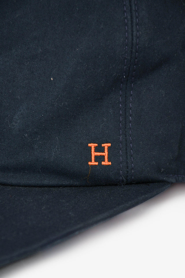 Hermes Navy/Orange 'Dream' Embroidered Cap Size S