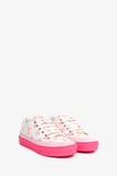 Louis Vuitton White/Fuchsia Monogram 'Stellar' Low Top Sneakers Size 36.5