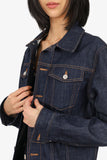 Christian Dior Blue Denim Oblique Jacket Size 44