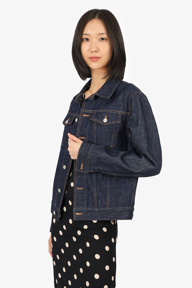 Christian Dior Blue Denim Oblique Jacket Size 44