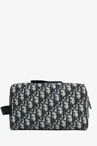 Christian Dior Navy Oblique 'Manity Case' Pouch