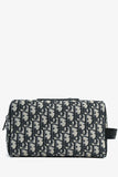 Christian Dior Navy Oblique 'Manity Case' Pouch