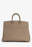 Hermes 2023 Etoupe Togo Leather Birkin 25