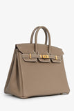 Hermes 2023 Etoupe Togo Leather Birkin 25