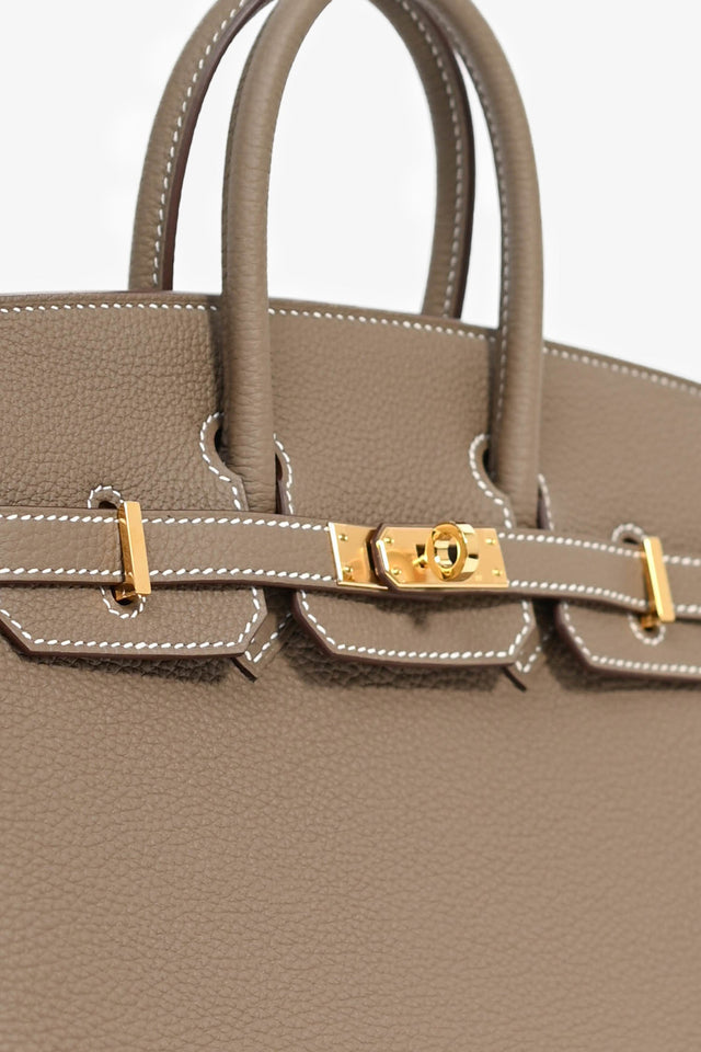 Hermes 2023 Etoupe Togo Leather Birkin 25