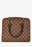 Louis Vuitton 1998 Brown Damier Ebene Triana Top Handle Bag