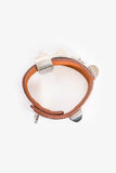 Hermes 2014 Orange Alligator Leather Collier De Chien Bracelet PHW