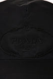 Prada Black Nylon/Leather Cap Size M