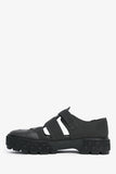 Hermes Grey Leather/Canvas Fisherman Shoe Size 41