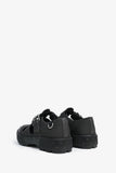 Hermes Grey Leather/Canvas Fisherman Shoe Size 41