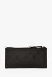 Louis Vuitton Black Leather Monogram Empreinte Felicie Zip Pouch Insert