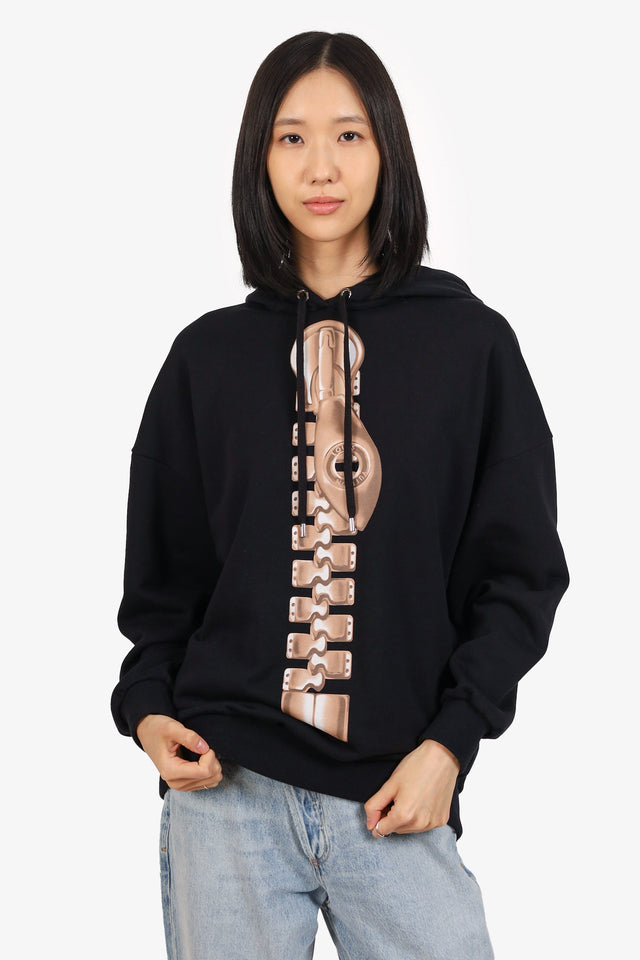Louis Vuitton Black Zipper Print Hoodie Size XS Mens