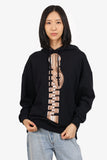 Louis Vuitton Black Zipper Print Hoodie Size XS Mens