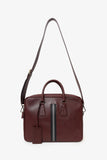 Prada Red Saffiano Leather Lux Briefcase with Strap