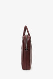Prada Red Saffiano Leather Lux Briefcase with Strap