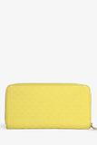 Louis Vuitton 2013 Yellow Damier Leather 'Facette' Long Zippy Wallet