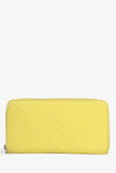 Louis Vuitton 2013 Yellow Damier Leather 'Facette' Long Zippy Wallet