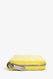 Louis Vuitton 2013 Yellow Damier Leather 'Facette' Long Zippy Wallet