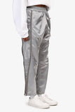 Louis Vuitton Silver Metallic Zip Detailed Pants Size S