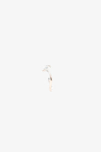 Christian Dior 18K White Gold Diamond 'Oui 'Ring Size 6.5