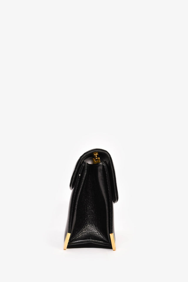 Christian Dior Black Box Leather Shoulder Bag