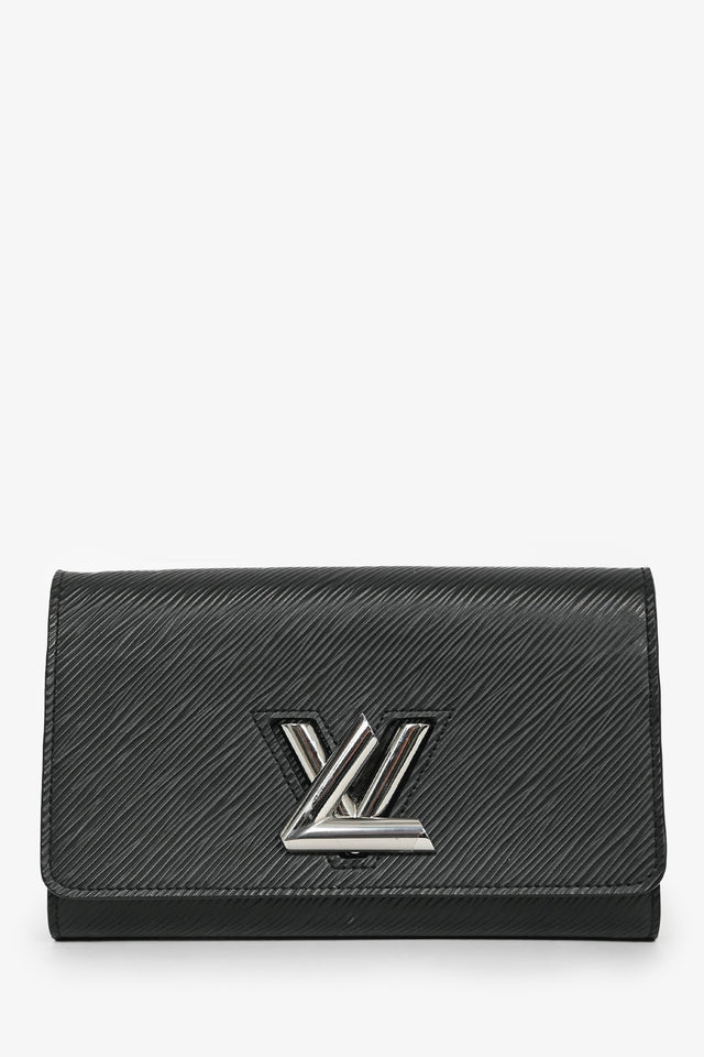 Louis Vuitton Black Epi Twist Wallet On Chain