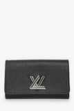 Louis Vuitton Black Epi Twist Wallet On Chain