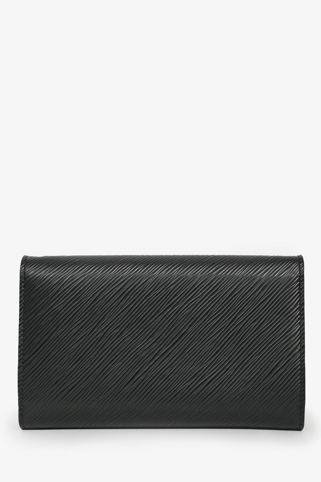 Louis Vuitton Black Epi Twist Wallet On Chain