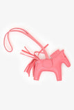 Hermes Light Pink Leather Rodeo PM Bag Charm