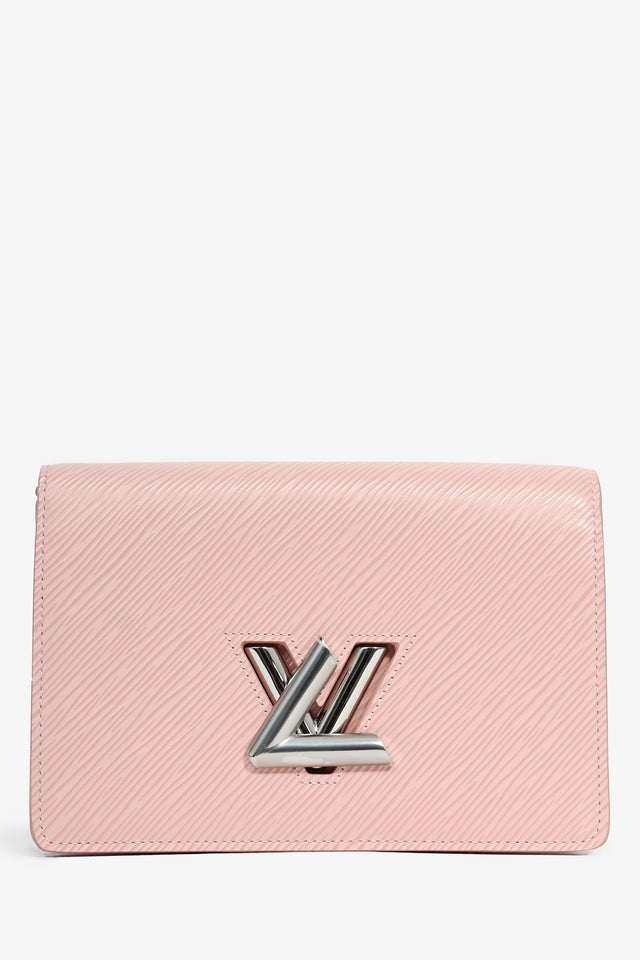 Louis Vuitton 2019 Pink Epi Twist Pochette Wallet On Chain