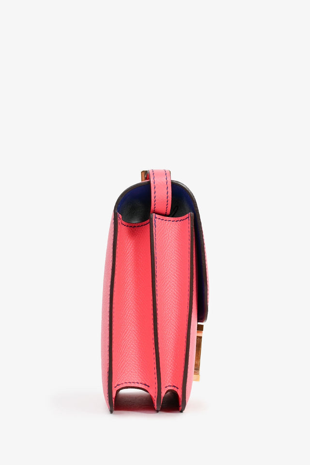 Hermes Pink Epsom Leather Constance 18
