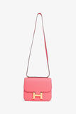 Hermes Pink Epsom Leather Constance 18