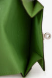 Hermes 2020 Locust Vert Chevre Leather Kelly Pocket Compact Wallet