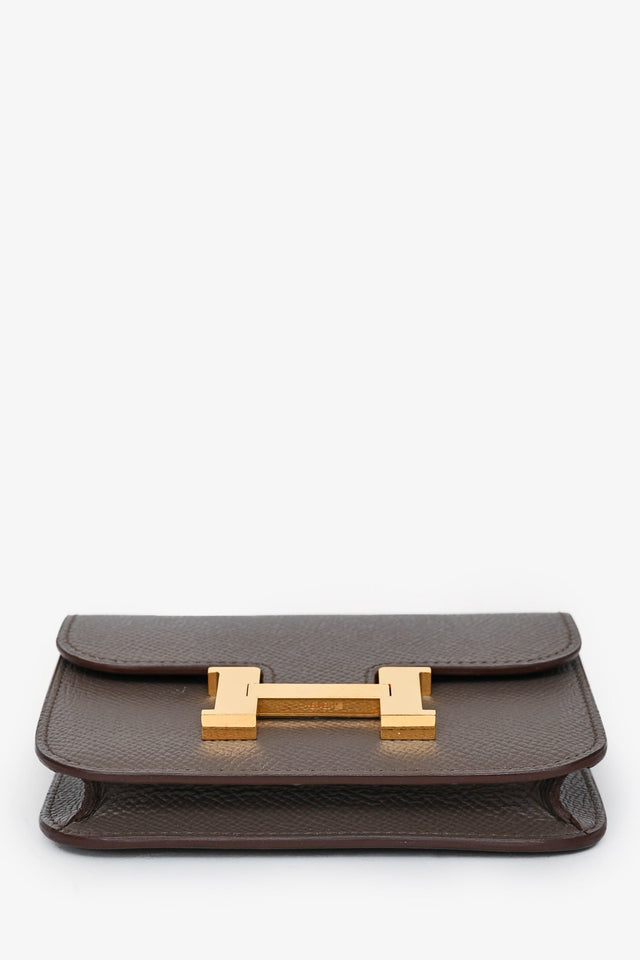 Hermes 2021 Grey Constance Slim Wallet