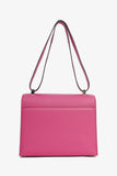 Hermes 2017 Rose Pourpre Epsom Leather Verrou 23 Crossbody Bag