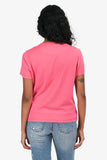 Hermes Pink Embroidered Pocket T-Shirt Size 38