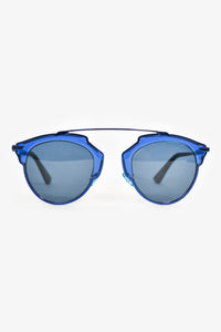 Christian Dior Blue 'DiorSoReal' Aviator Sunglasses