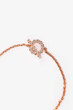 Hermes 18K Rose Gold Diamond Set Finesse Bracelet