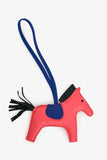 Hermes Pink/Blue/Green Swift Leather Rodeo MM Bag Charm