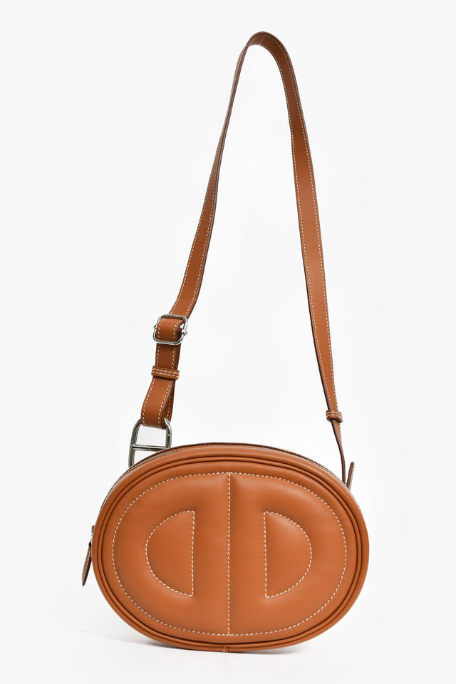 Hermes 2020 Brown Swift Verso "In Loop Belt" Bag