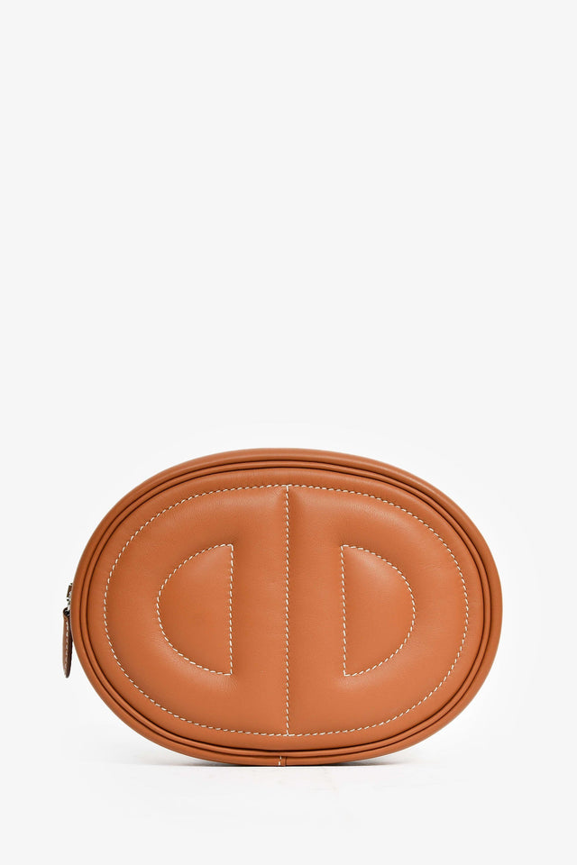 Hermes 2020 Brown Swift Verso "In Loop Belt" Bag