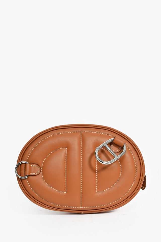 Hermes 2020 Brown Swift Verso "In Loop Belt" Bag