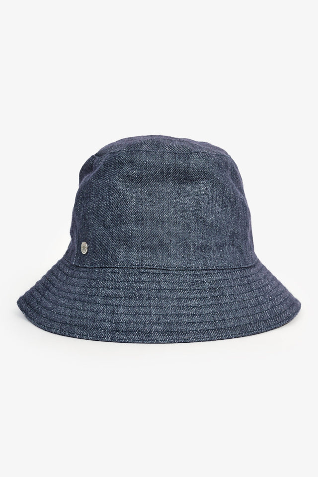 Hermes Blue Denim Bucket Hat Size 56